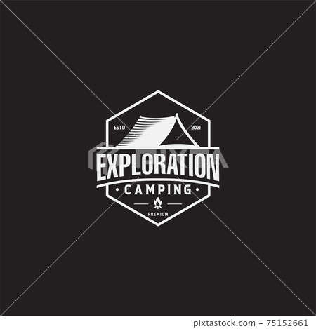 vector, logo, camp 75152661