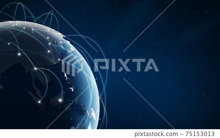 Global world network communication technology 75153013