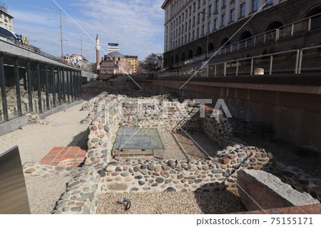 Ruins of Serdica in Sofia, Bulgaria Ruins of Serdica in Sofia, Bulgaria 75155171