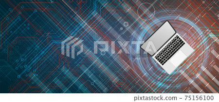 abstract structure circuit computer laptop system control technology business background abstract structure circuit computer laptop system control technology business background 75156100