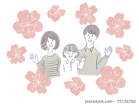 Sakura enrollment new semester family Sakura enrollment new semester family 75156768