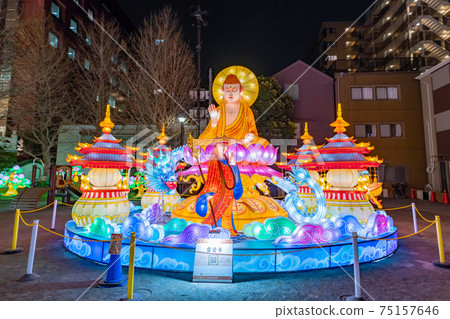 2021 Chinese New Year Lantern Event, Yokohama City, Kanagawa Prefecture Night 2021 Chinese New Year Lantern Event, Yokohama City, Kanagawa Prefecture Night 75157646