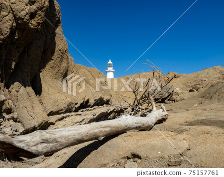 Nojimasaki Lighthouse, Minamiboso City in fine weather 75157761