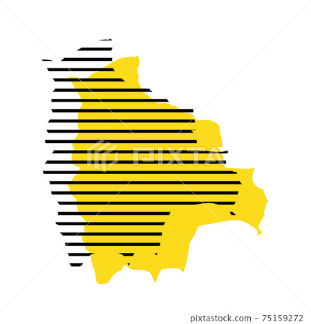 Bolivia - country silhouette 75159272