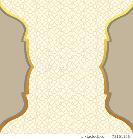 Rectangular Frame With Traditional Arabic... - Stock Illustration  [75161166] - PIXTA