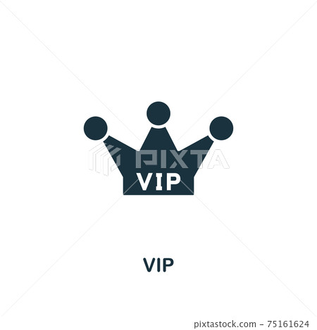 Vip icon. Creative element design from tourism icons collection. Pixel perfect Vip icon for web design, apps, software, print usage 75161624