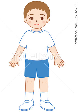 Children's whole body - Stock Illustration [75165239] - PIXTA