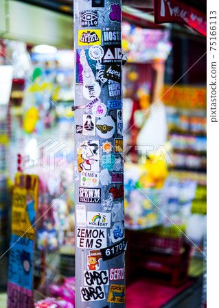 Sticker Sticker Harajuku Takeshita Dori Shopping Sightseeing Central Tokyo Youth High-rise Building Midnight Night Afternoon Sticker Sticker Harajuku Takeshita Dori Shopping Sightseeing Central Tokyo Youth High-rise Building Midnight Night Afternoon 75166113