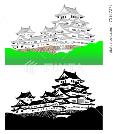 Himeji Castle castle tower group 75167275