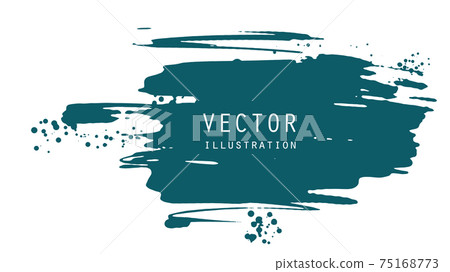 Abstract ink brush banners with grunge effect Abstract ink brush banners with grunge effect 75168773
