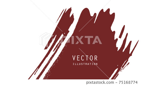 Abstract ink brush banners with grunge effect Abstract ink brush banners with grunge effect 75168774