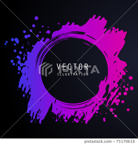 vector splats splashes and blobs of gradient ink paint in different shapes drips vector splats splashes and blobs of gradient ink paint in different shapes drips 75170618