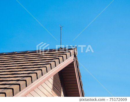 lightning rod for lightning protection on top fo roof. 75172009