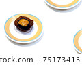 Composition of plates and cake. 75173413