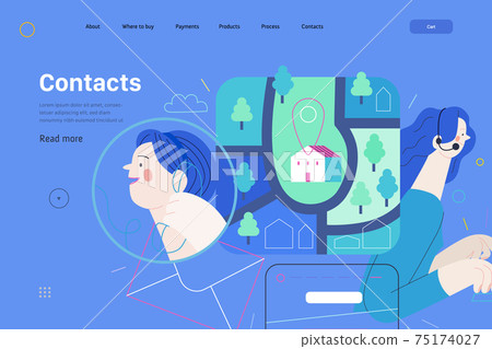 Medical insurance template - clinic contacts 75174027