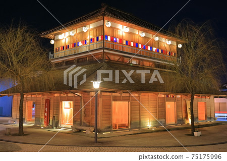 [Ishikawa Prefecture] Yamashiro Onsen night view of Kosoyu 75175996