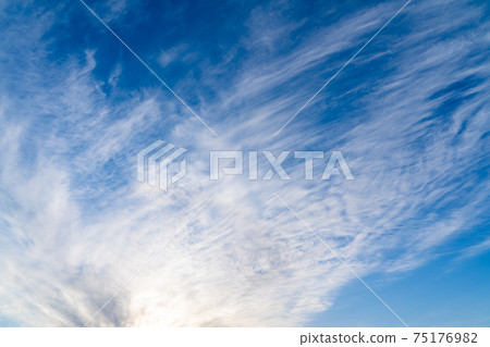 Blue sky sky background background material Blue sky sky background background material 75176982