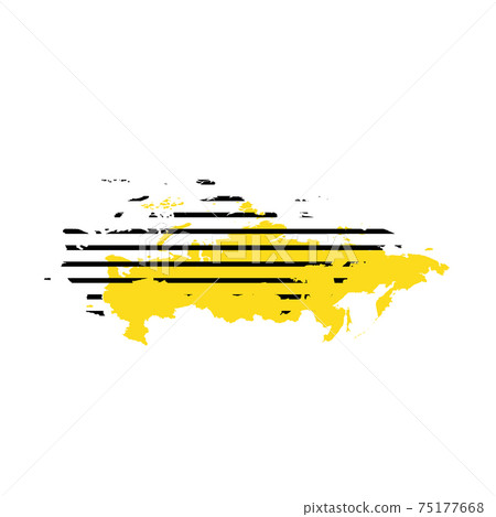 Russia - country silhouette 75177668