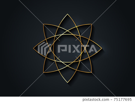 Gold lotus flower mandala, Seed of life symbol Sacred Geometry. Logo icon Geometric mystic mandala of alchemy esoteric Flower. Vector golden line art divine meditative amulet isolated on black Gold lotus flower mandala, Seed of life symbol Sacred Geometry. Logo icon Geometric mystic mandala of alchemy esoteric Flower. Vector golden line art divine meditative amulet isolated on black 75177695