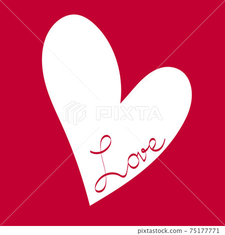 heart postcard love valentine wedding festive template 75177771