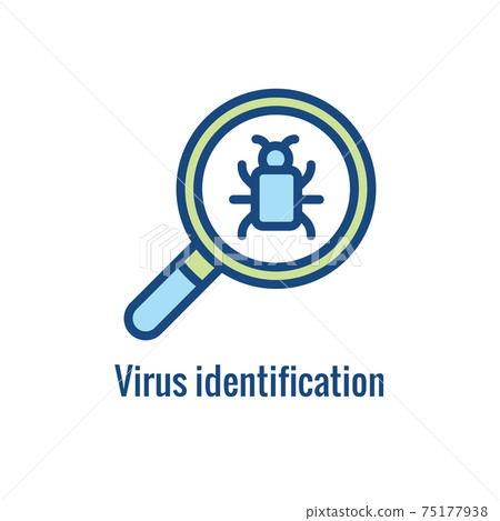 Certified Ethical Hacking icon showing security and hacking idea 75177938