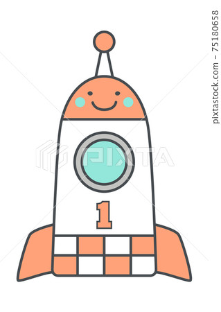 Rocket illustration 75180658