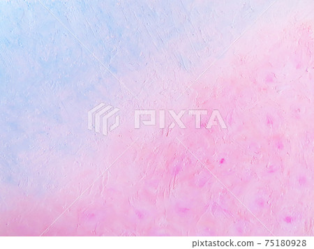 抽象繪畫風格的藍天和櫻花 抽象繪畫風格的藍天和櫻花 75180928