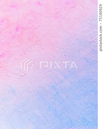 Abstract painting style blue sky and cherry blossoms 75180929