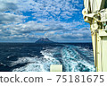 Iwo Jima is visible beyond the squeezed waves 75181675