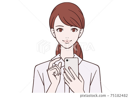 一位經營智能手機的護士 75182482