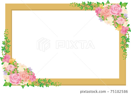 Flower arrangement picture frame Flower arrangement picture frame 75182586