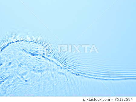 Background material series --- Water ripples Water ripples Wave texture 75182594