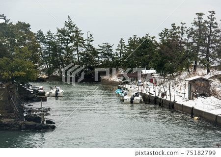 諾托船屋的冬季風光 75182799