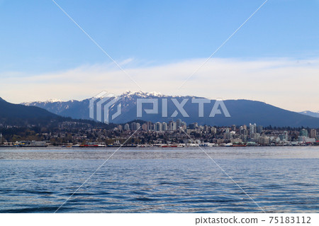 Scenery Sea Port Canada Vancouver Mountain Scenery Sea Port Canada Vancouver Mountain 75183112