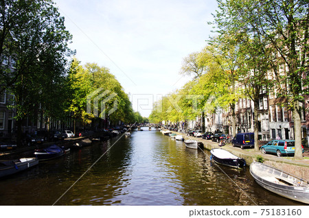 荷蘭Amsterdam運河 75183160