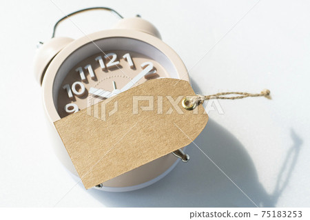 Table clock and tag image 75183253