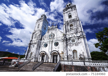 South Pacific Island Country Samoa Independent Country Samoa Island North Coast Church 75184960