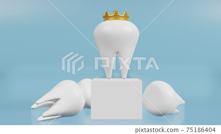 The white teeth on blue background for medical and health content 3d rendering The white teeth on blue background for medical and health content 3d rendering 75186404