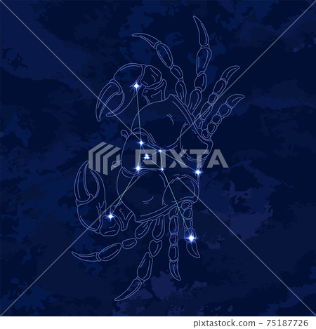 88星座系列B星座圖和星座線癌 75187726