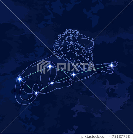 88星座系列B-星座圖和星座線-小獅子座 75187738