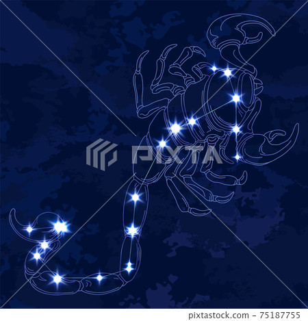 88星座系列B-星座圖和星座線-天蠍座 75187755