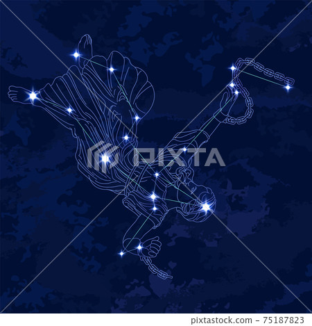 88 Constellation Series B-Constellation Paintings and Constellation Lines-Andromeda 88 Constellation Series B-Constellation Paintings and Constellation Lines-Andromeda 75187823