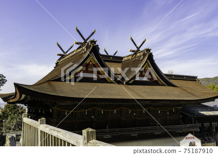 岡山縣岡山市Kibitsu神社本館/ Haiden 75187910