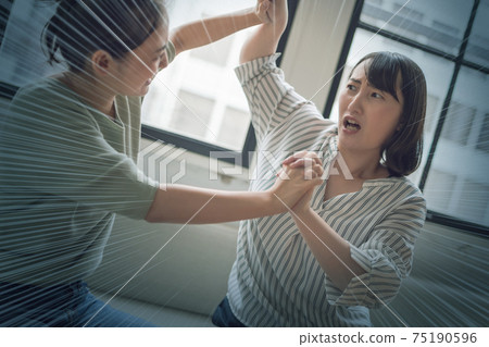 Two fighting fights 75190596