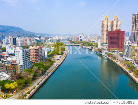Kaohsiung Harbor Cityscape Kaohsiung, Taiwan, Kaohsiung Port, Cityscap Kaohsiung Harbor Cityscape Kaohsiung, Taiwan, Kaohsiung Port, Cityscap 75190898