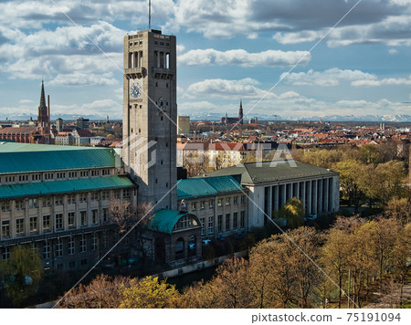 German Museum or Deutsches Museum in Munich, Germany, the world's largest museum of science and technology 75191094