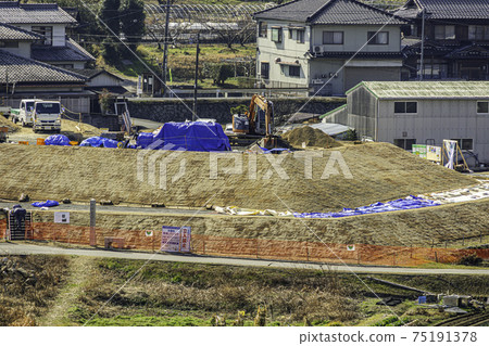 岡山縣岡山市Sensoku Kofun修復工作 岡山縣岡山市Sensoku Kofun修復工作 75191378