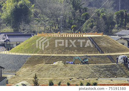 岡山縣岡山市Sensoku Kofun修復工作 75191380