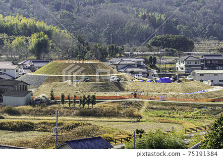 岡山縣岡山市Sensoku Kofun修復工作 75191384