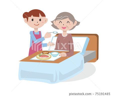 Nursing staff meals for the elderly 75191485